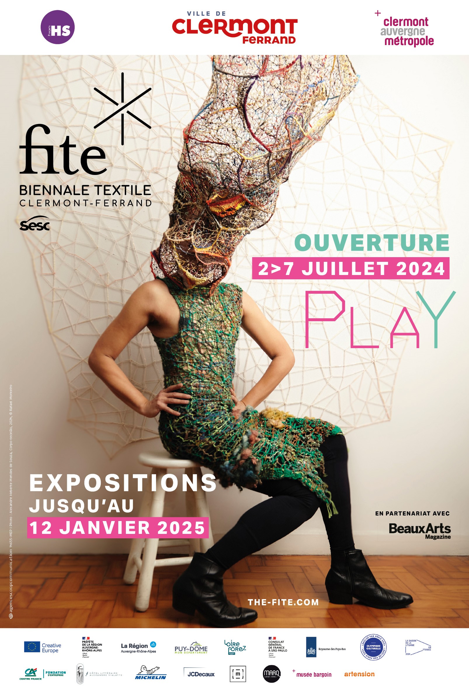 FITE – Biennale Textile – Clermont-Ferrand (63) Édition 2024-2025   Du 2 juillet 2024 au 12 janvier 2025