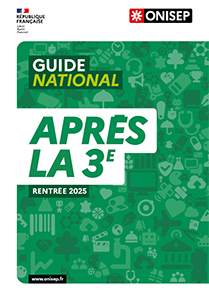 Guide national ONISEP - Après la 3e - rentrée 2025